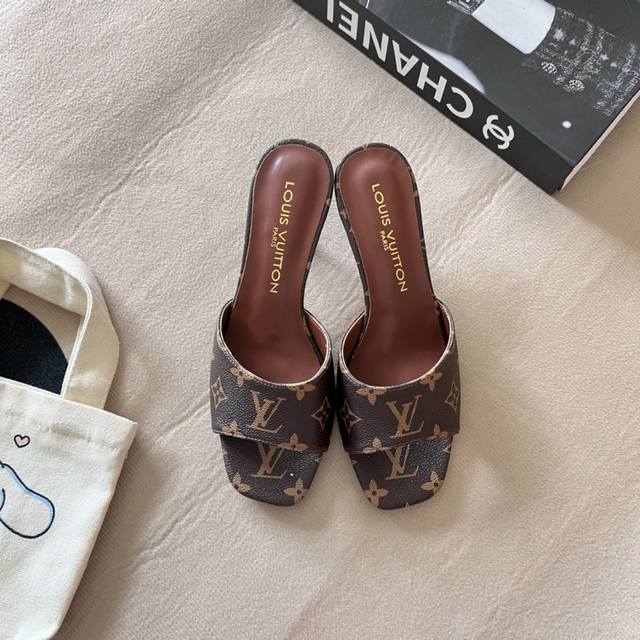 Orange Factory Price P Louis Vuitton Spring/Summer New Arrival Lv Denim High-Hee