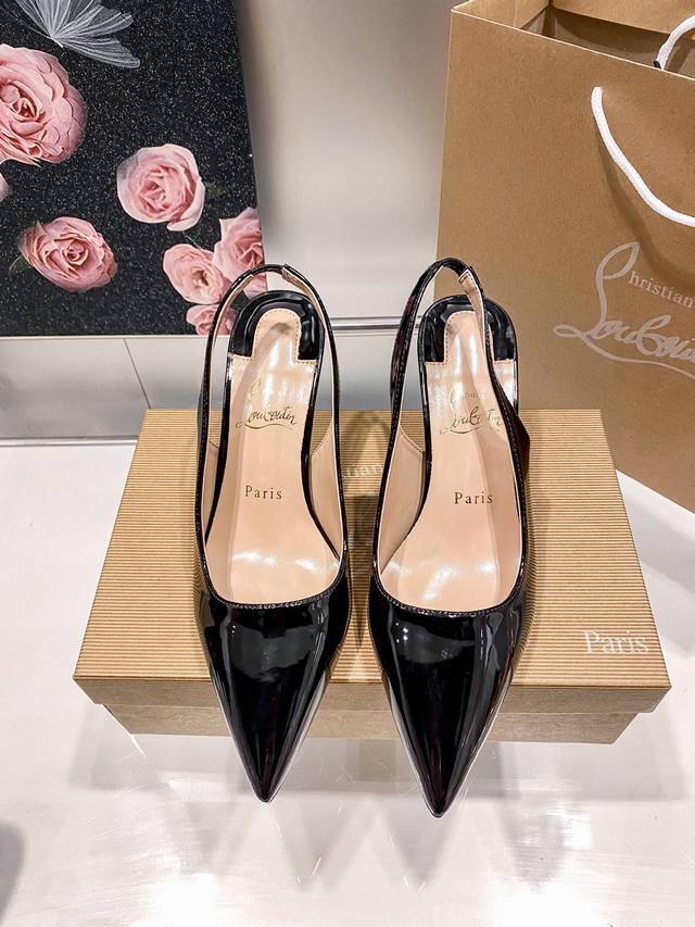 Orange Factory Price P Christian Louboutin Luo Boting Cl Red Sole Shoes Pointed-