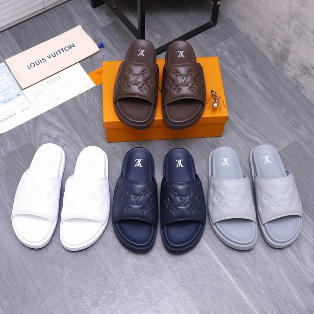 Product Brand: Lv [Louis Vuitton] Slippers Regular Size. Size: 38-45 Product Mat