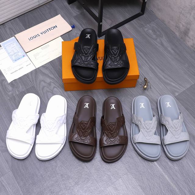 Product Trademark: Lv [Louis Vuitton] Slippers Regular Size. Size: 38-45 Product