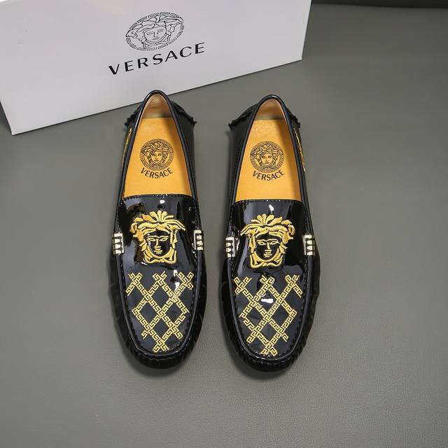 Actual Price, Versace Brand, Official Original Version, Upper Made Of Imported C