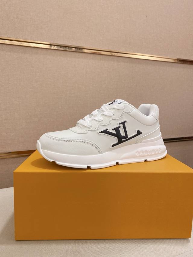 Top-Tier Version: Lv Louis Vuitton L-Brand Latest Classic Series Thick-Soled Cas