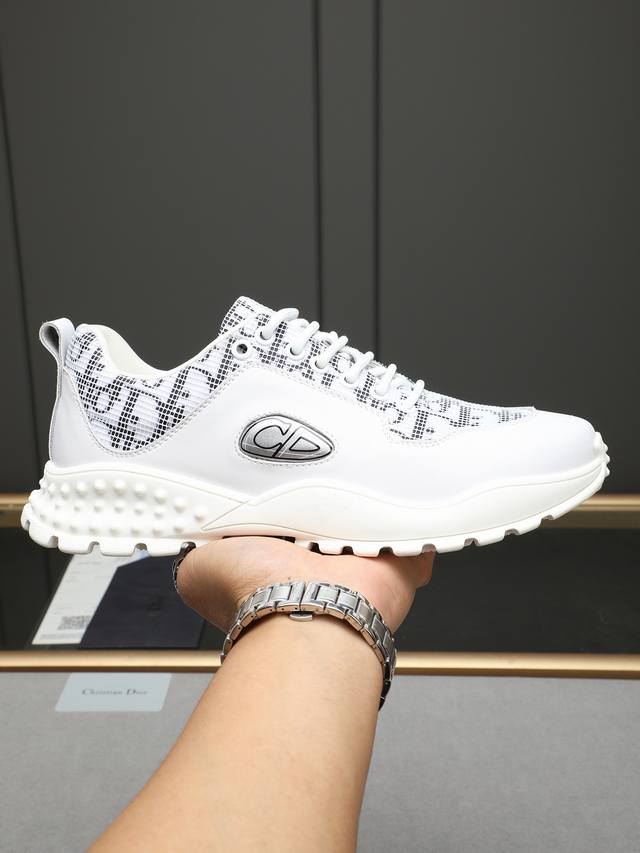 Dior Made With Imported Dior-Exclusive Fabric Blended With Leather For A Comfort