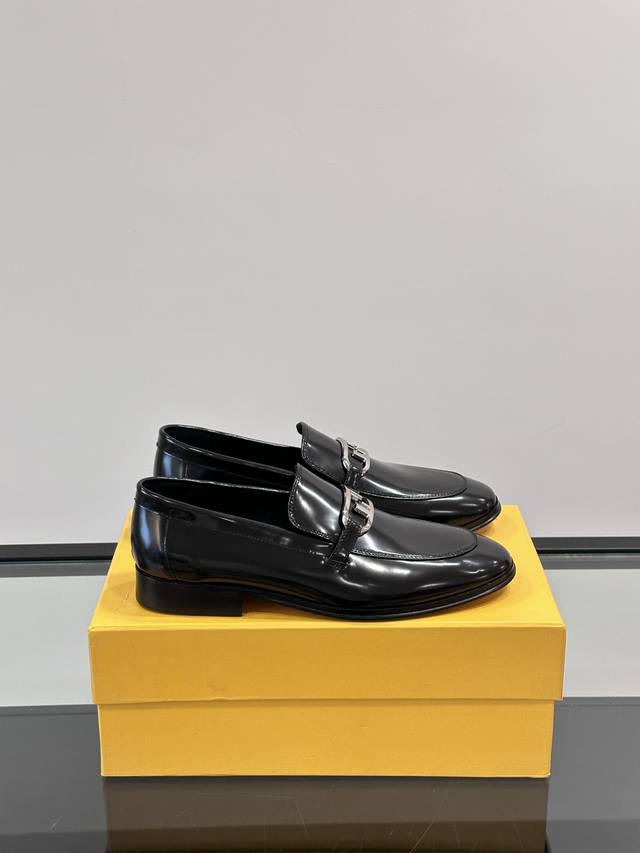 Fend*~High-End Men's Formal And Casual Leather Shoes, Elegant And Sophisticated,