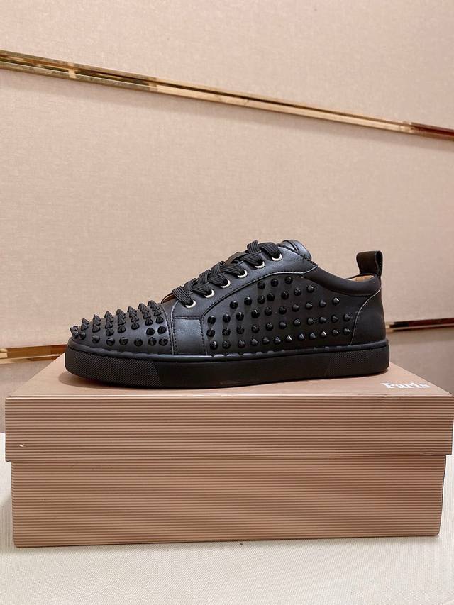 Factory Price: Cl Red Sole Series Top-Tier Imported Italian Cowhide Leather With