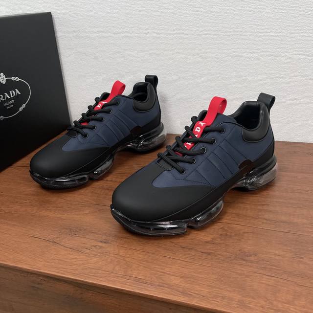 Code: Ys004050 Prada Men's New Air Cushion Casual Sports Shoes Shipping Classic