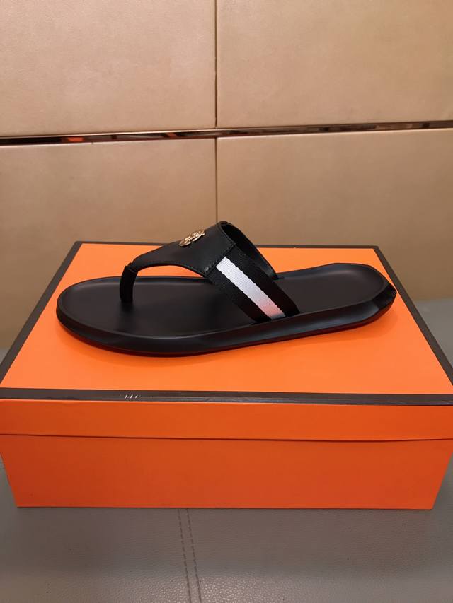Factory Price Bally High-End Casual Sandals, Men's Summer Essential, Branded Wov