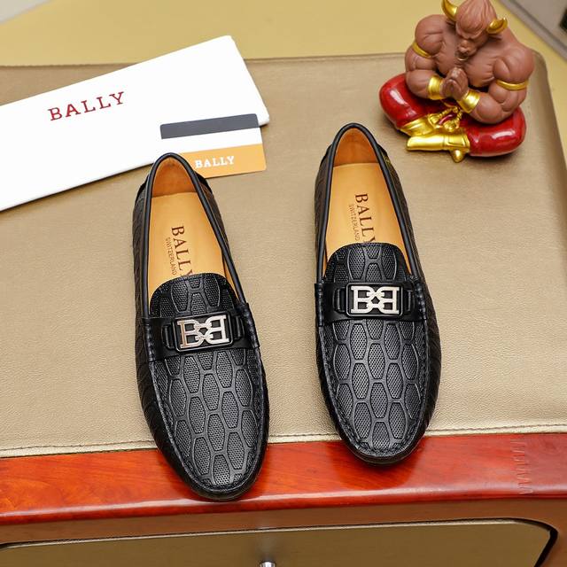 Factory Price Bally - Top-Tier Men's Bean-Shaped Shoes, Released With The Offici