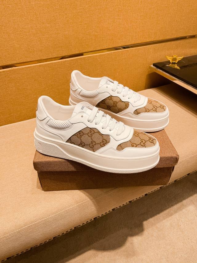 Factory Batch Gucci Men's Shoes High-End Brand Official Website 1:1 Latest Maste