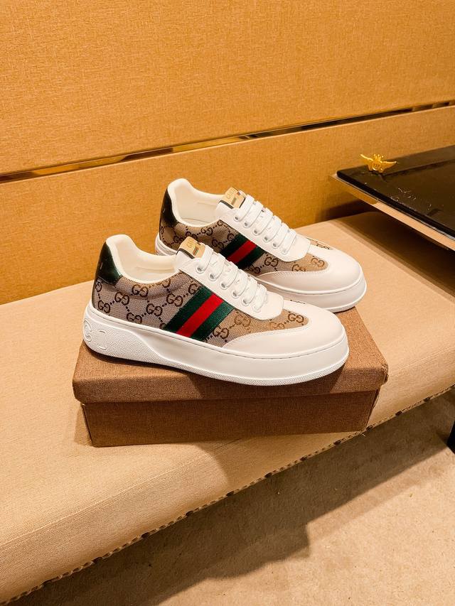 Factory P-Batch Gucci Men's Shoes High-End Brand Official Website 1:1 Latest Mas