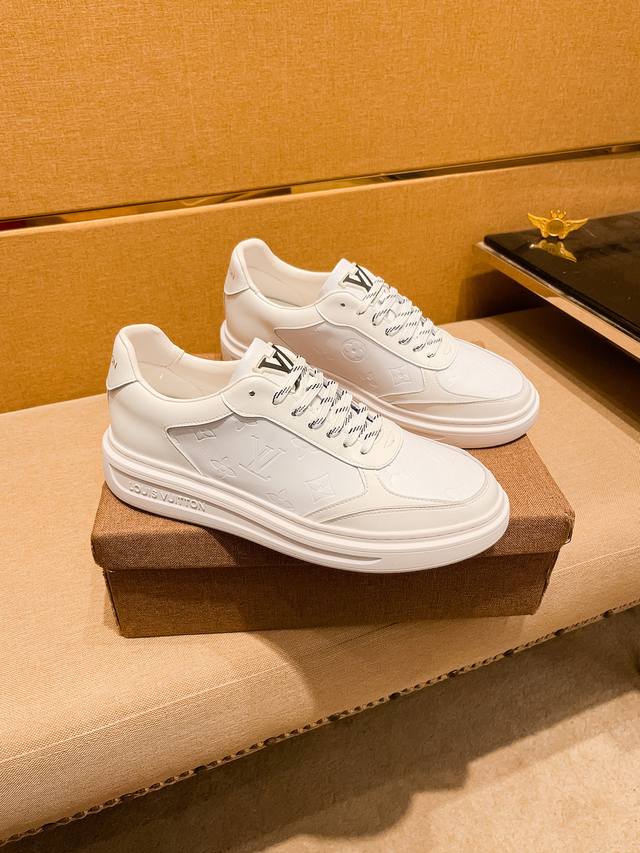 Factory Batch Lv Louis Vuitton Men's Shoes High-End Brand Official Website 1:1 L