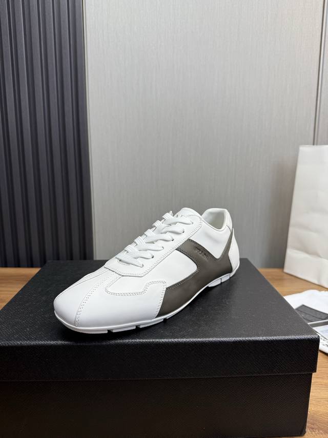 Factory Price Prada*. Prada Men's Leather Casual Shoes Made In Dongguan! Made Wi
