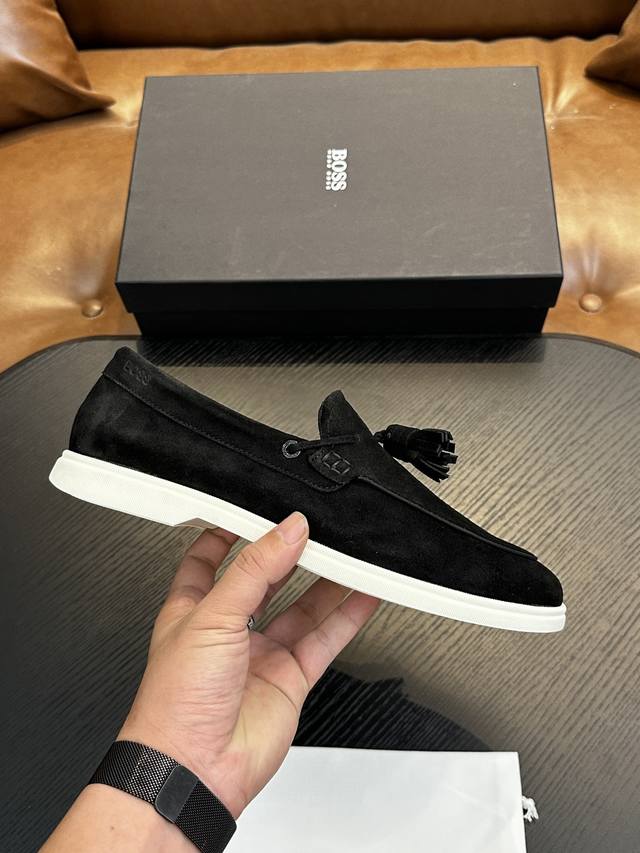 Boss Dongguan-Made Men's New-Style Slip-On Fringed Loafers Top-Quality Dongguan