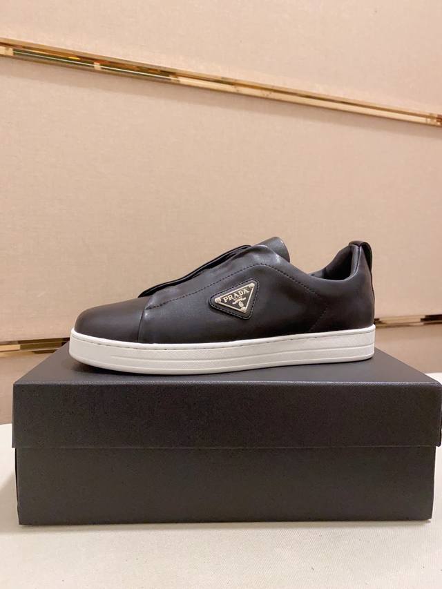 Prada Official Website Latest Casual Fashion Men's Shoes, Best-Selling Simple An