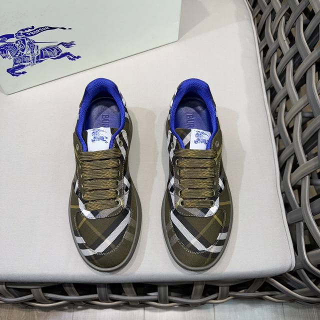 Burberry Classic Low-Top Checkered Canvas Sneakers | Couple's Edition | Reimagin