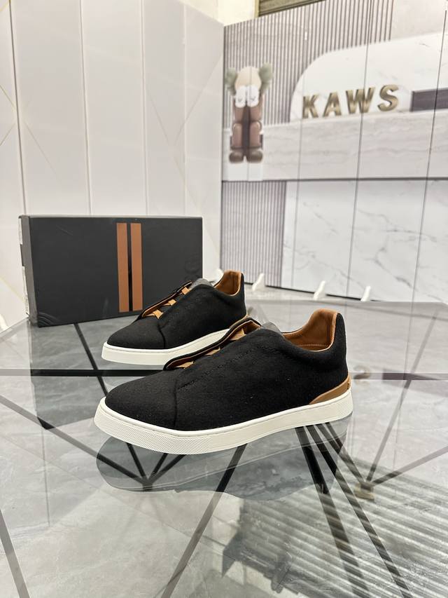 Product Trademark: Zegna* Zegna* Low-Top Casual Shoes Slip-On Standard Sizes: 38