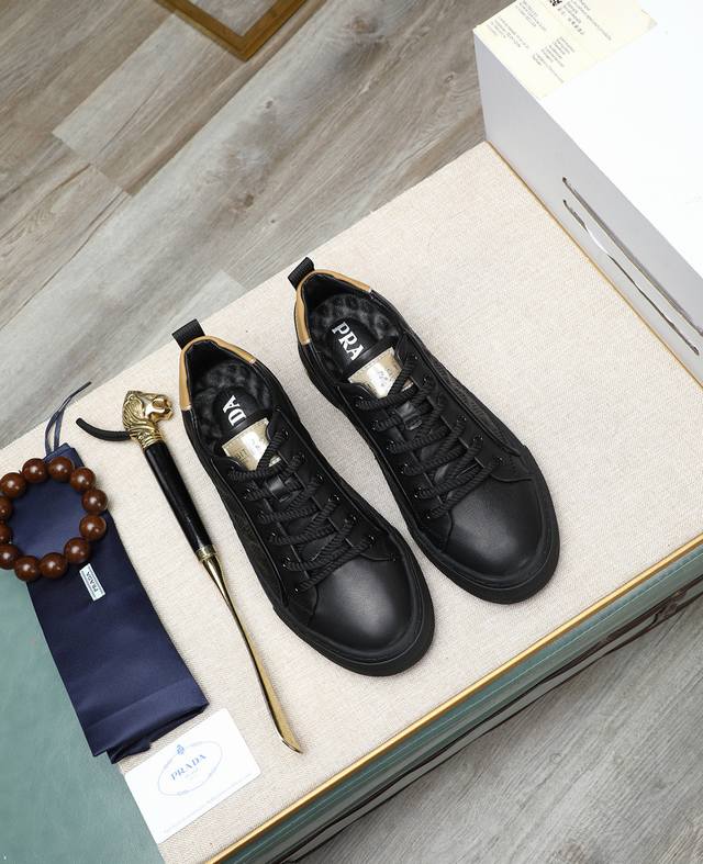 Factory Price Prada Men's Shoes, Counter Bestseller, Official Website, High-Qual