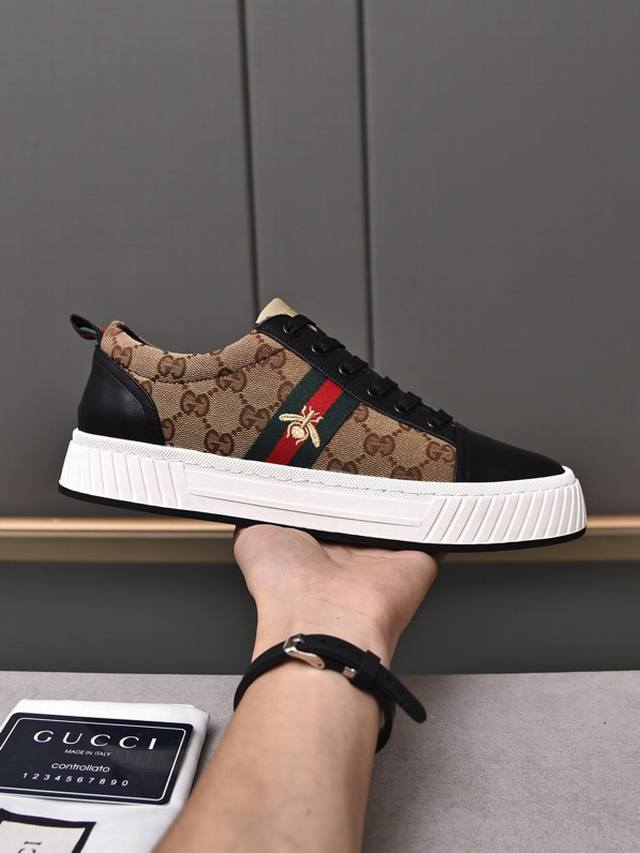 Factory Price Adjustment Men's Shoes Sports Original Order Gucci-Guccl Upper Mad