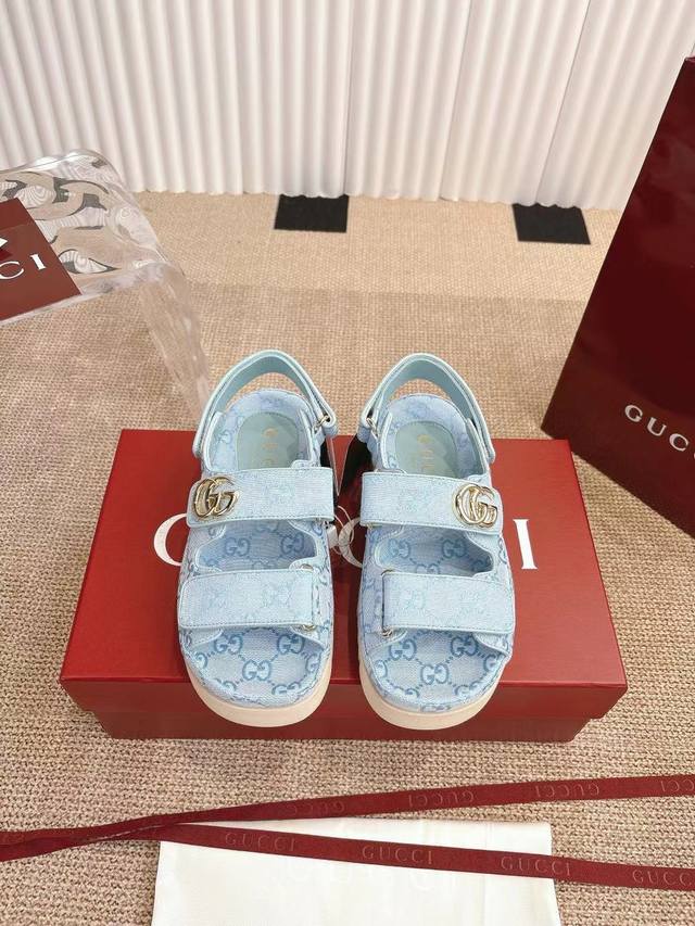 Factory Price Women's Shoes Sports Original Gucci Cool Sandals 25Ss Spring/Summe