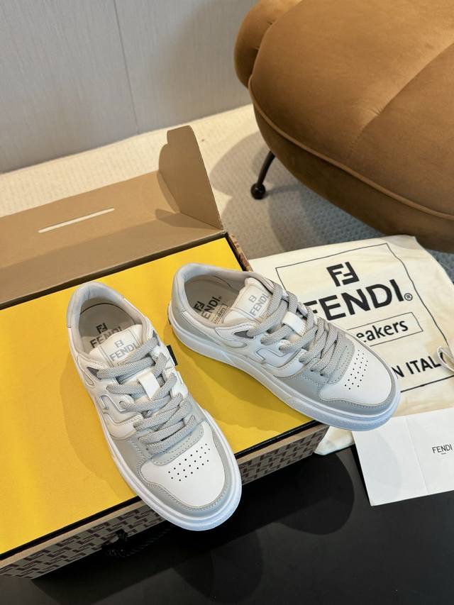 Fendi Fendi Thick-Soled Casual Shoes Authentic Airplane Box Version Thick-Soled