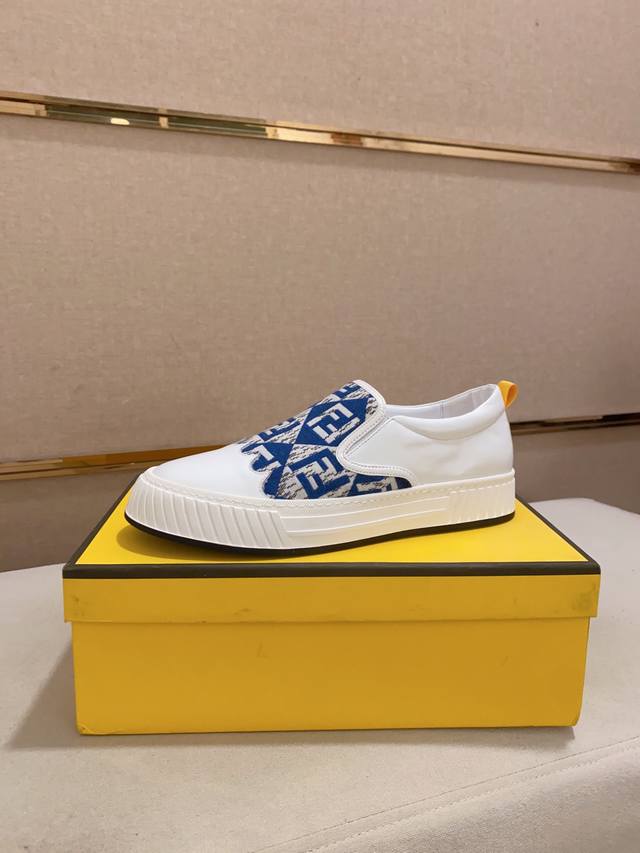 Factory Price Fendi Men's Latest Casual Shoes! Available Simultaneously At Retai
