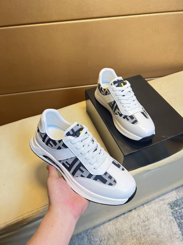 Fendi Top-Tier Men's Shoes, 2025 Hk Store Release. Sole: Original Factory-Suppli