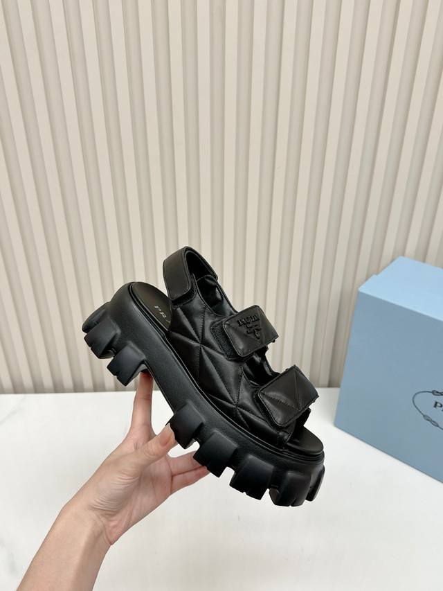Actual Price: Prada Sandals Are Named For Their Foam-Padded Thick Soles, Drawing