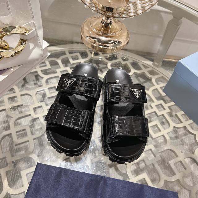 Price: 330 Prada's Latest Model, Featuring Durable Anti-Slip Rubber Outsole, Fab