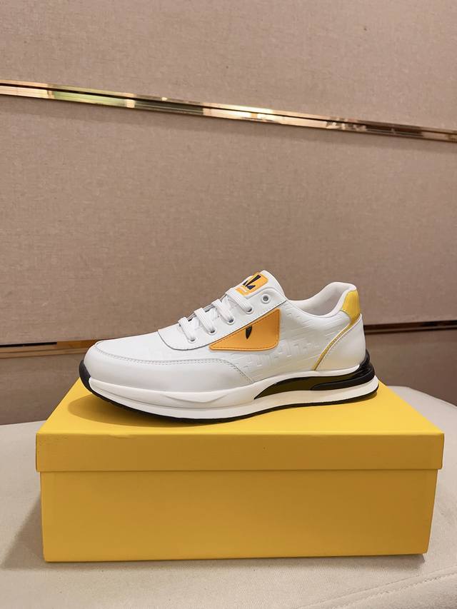 Factory Price Adjustment Men's Shoes Sports Original Order Fendi New High-Top Sh