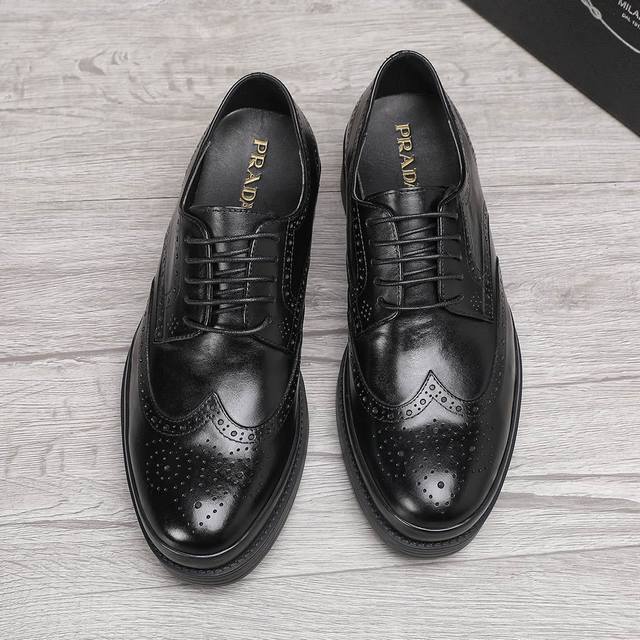 Product Brand: Prada Business Leather Shoes Standard Sizes: 38 44, 45 Custom Pro
