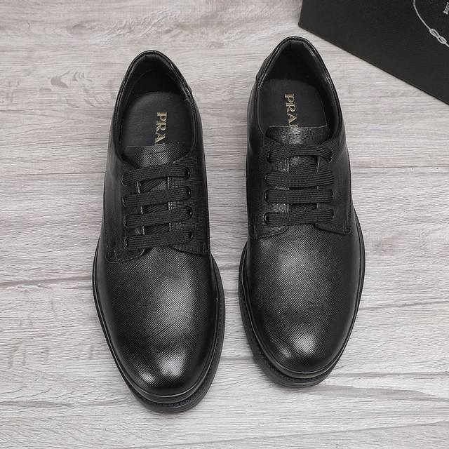 Product Brand: Prada Business Leather Shoes Standard Sizes: 38-44, Custom Size 4