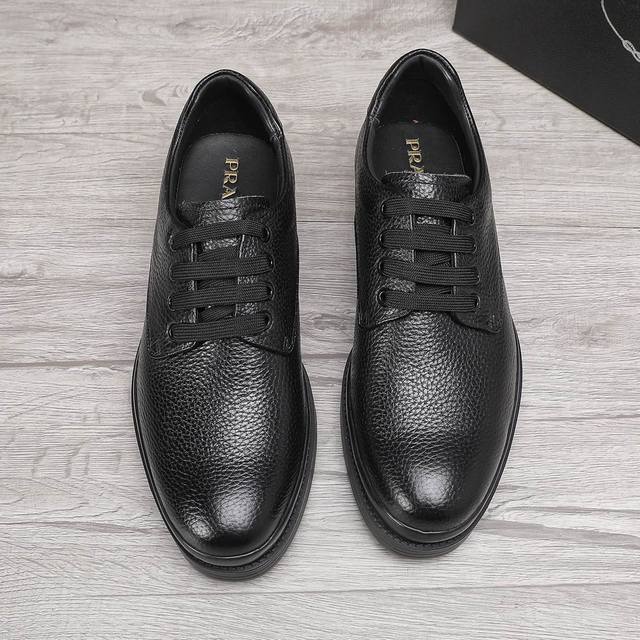 Product Brand: Prada Business Leather Shoes Standard Sizes: 38-44, Custom Size 4
