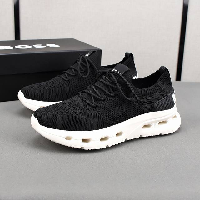Boss Breathable Knit Shoes, Upper Made Of Comfortable Breathable Fabric, Ultra-L