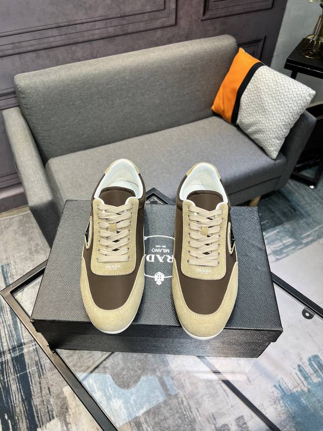Prada Prada Features Genuine Leather Lining, Original Foam-Cushioned Durable Sol
