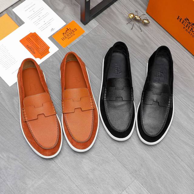Product Brand: Hermes Casual Slip-On Shoes Standard Sizes: 39-45 Product Materia