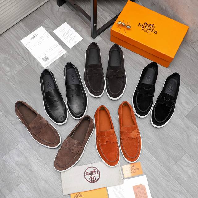 Product Brand: Hermes Casual Slip-On Shoes Standard Sizes: 39-45 Product Materia