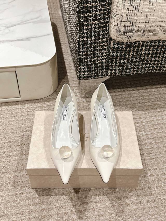 390 Jimmychoo Jimmy Choo 25 Early Spring New Arrival Orb Pum Asymmetrical Crysta