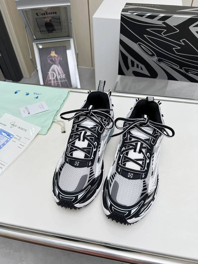 Off-White Latest Trendy Sneakers, Featuring The Iconic Arrow And Off Logo On The