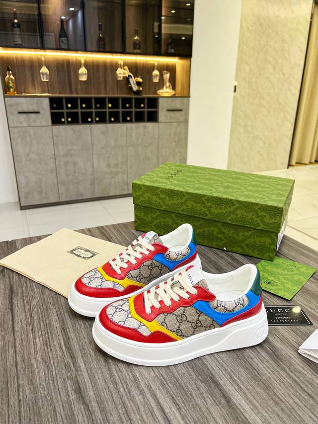 G Home's Latest Bestseller, Thick-Soled White Sneakers With A Sporty And Casual