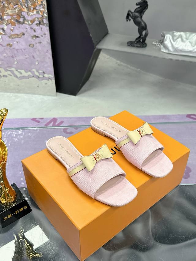 Factory Price: Authentic Leather Sole Series Lv Sandal Series Louis Vuitton 2025