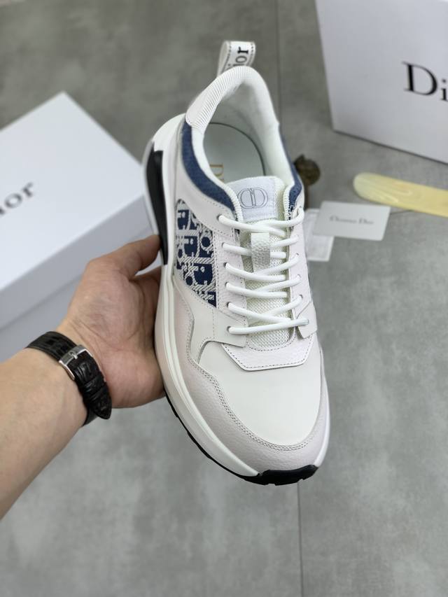Factory Price Actual Price Dior 2025 Original Dior Lace-Up Low-Top Men's Shoes C