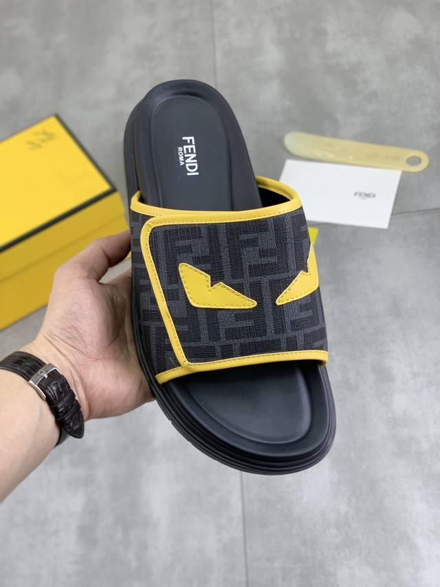 Factory Price Actual Price Top-Tier Version Fendi Summer Slippers Available At T