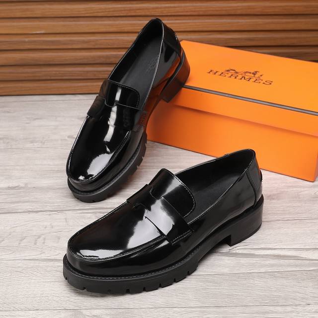 Product Brand: Hermes Fashion Casual Leather Shoes Standard Sizes: 38-44, 45 Cus