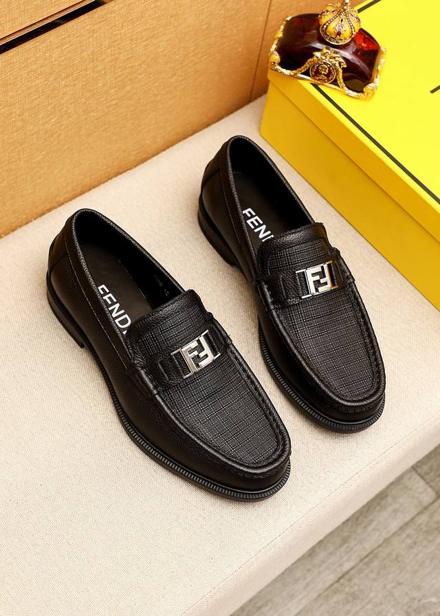Product Brand: Fendi Casual Leather Shoes Standard Sizes: 38-44, Customizable Si