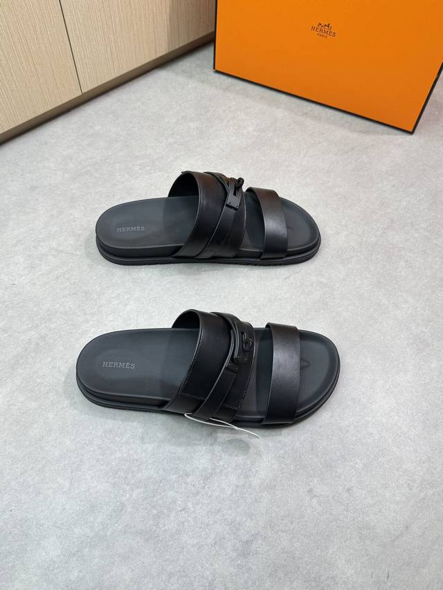 Hermes - High-End Quality, Original Design Casual Sandals - Upper: Imported Napa