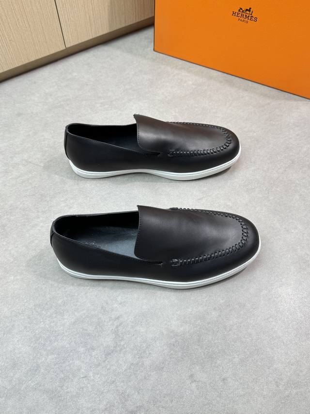 Hermes - High-End Quality, Original Casual Sports Sneakers - Upper: Napa Calf Le
