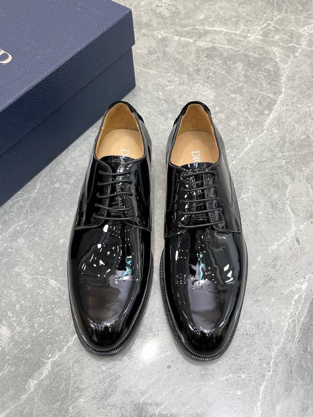 Top-Tier Quality! Dio* Formal Leather Shoes! Authentic High-Quality, 1:1 Compari