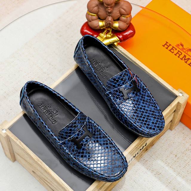 Factory Price Hermes Herm S Counter-Style Classic Slip-On Shoes 1:1 Molded Origi