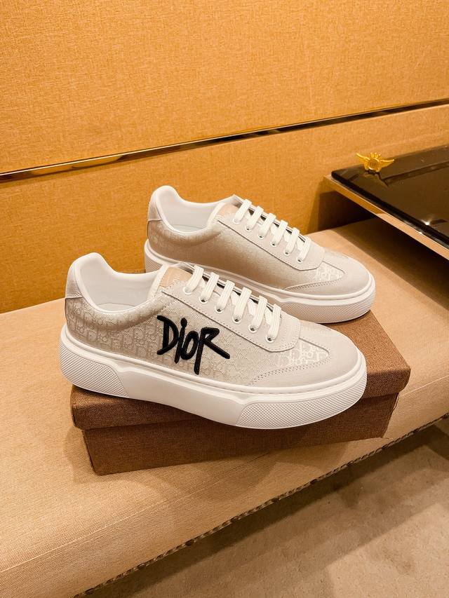 Factory Batch Dior Men's Shoes High-End Brand Official Website 1:1 Latest Master