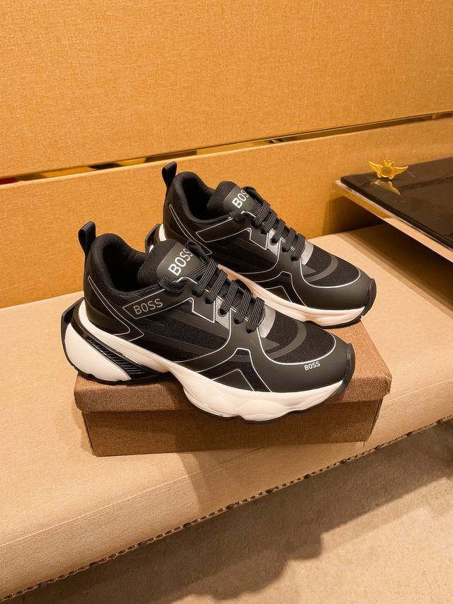 Factory Batch Boss Men's Shoes High-End Brand Official Website 1:1 Latest Master